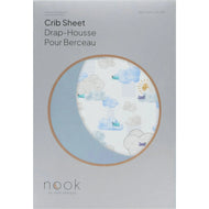 Nest Designs Bamboo Crib Sheet Small Fluffy Puffs