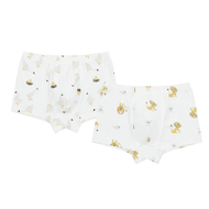 Nest Designs Bamboo Girls Boy Short Underwear (2 Pack) Lion & Goose