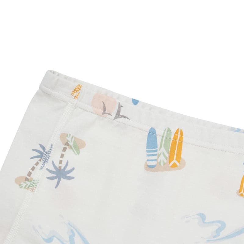 Nest Designs Bamboo Girls Boy Short Underwear (2 Pack) Surf Camp