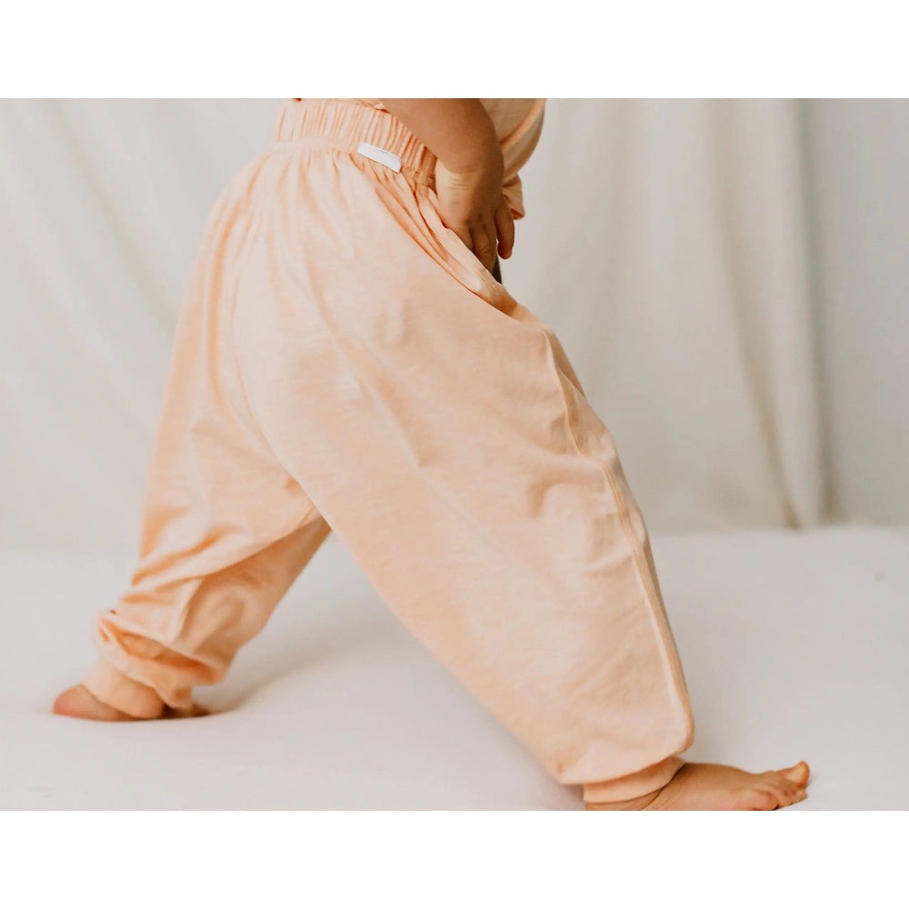Nest Designs Bamboo Jersey Harem Pants Pantone Bellini