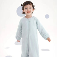 Nest Designs Bamboo Jersey Long Sleeve Footed Sleep Bag 2.5 Tog Pantone Ice Flow