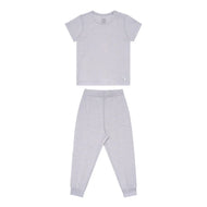 Nest Designs Bamboo Jersey Short Sleeve Pj Set Lavender Blue