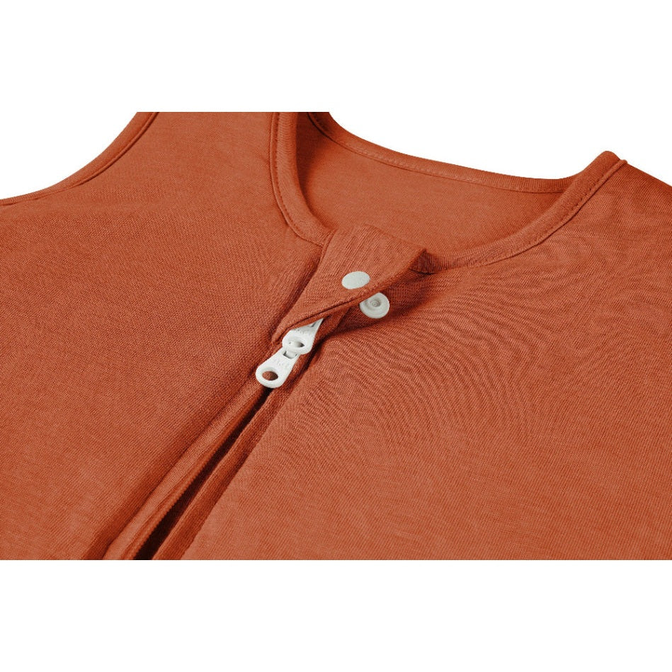 Nest Designs Bamboo Jersey Swaddle Sleep Bag 2.5 Tog (0-6M) Pantone Apricot Orange