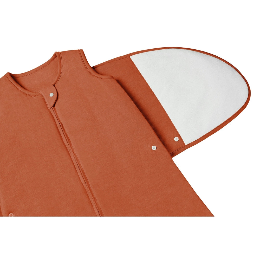 Nest Designs Bamboo Jersey Swaddle Sleep Bag 2.5 Tog (0-6M) Pantone Apricot Orange