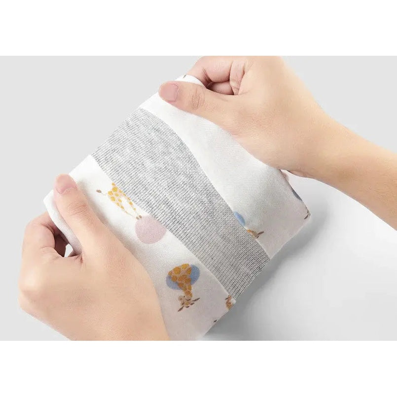 Nest Designs Bamboo Long Sleeve Footed Sleep Bag 1.0 Tog Giraffe Shapes