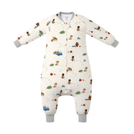 Nest Designs Bamboo Long Sleeve Footed Sleep Bag 1.0 Tog Timber