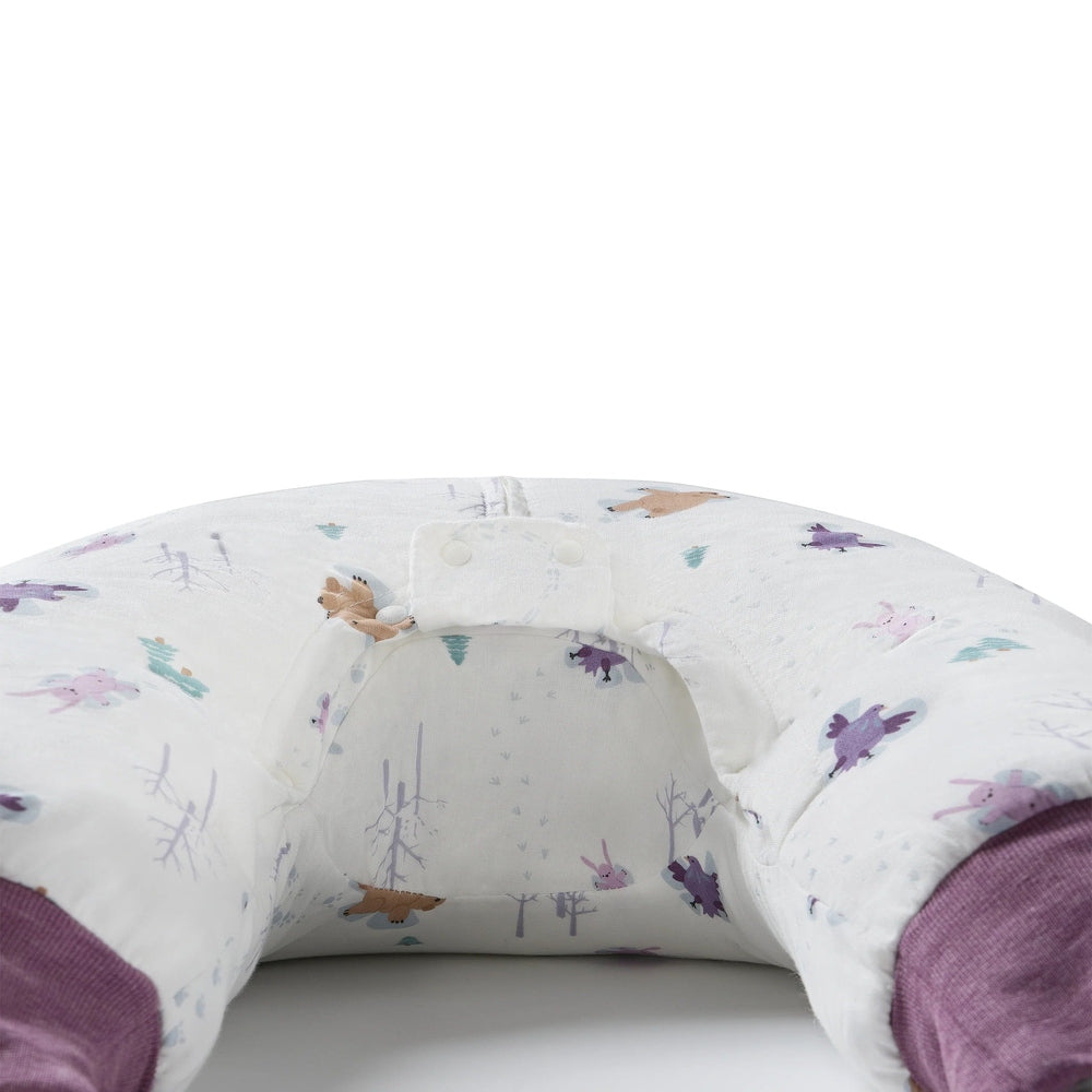 Nest Designs Bamboo Long Sleeve Footed Sleep Bag 1.0 Tog Snow Angels