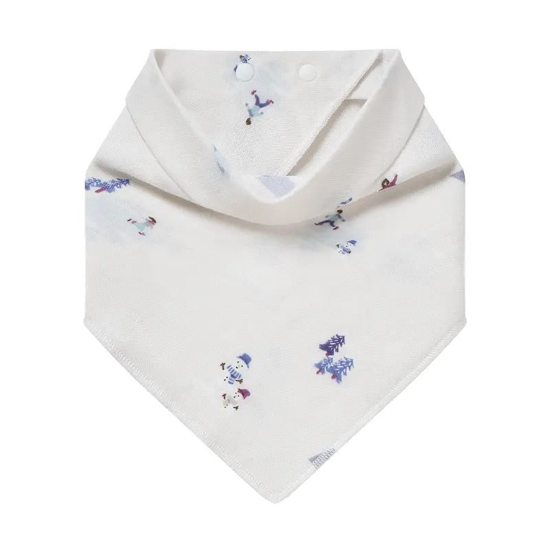 Nest Designs Bamboo Muslin Baby Bandana Bib Frosty Fun