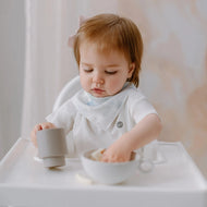 Nest Designs Bamboo Muslin Bandana Bib Fluffy Puffs