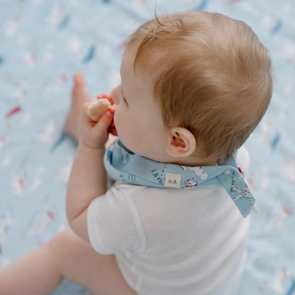 Nest Designs Bamboo Muslin Bandana Bib Puppy Park