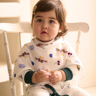 Nest Designs Bamboo Muslin Burp 'n Bib 2 Pack Fall Magic