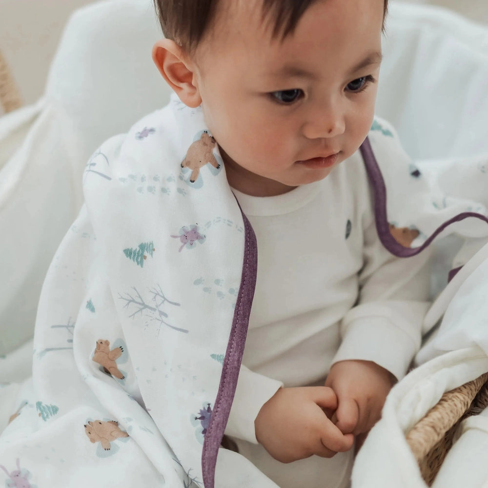 Nest Designs Bamboo Muslin Small Nesting Blanket 120cm x 120cm