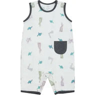 Nest Designs Bamboo Pima Sleeveless Romper The Tortoise & The Hare