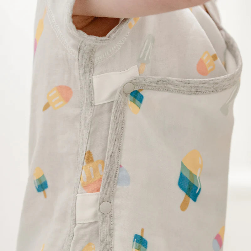 Nest Designs Bamboo Short Sleeve Kimono Onesie Summer Pops