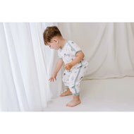 Nest Designs Bamboo Short Sleeve Romper Oh Gnome