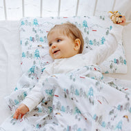 Nest Designs Bamboo Silk Toddler Pillow And Pillowcase Happy Trails