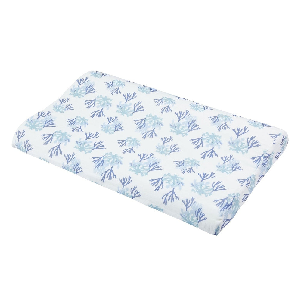 Nest Designs Bamboo Toddler Pillow With Pillowcase (Medium) Blue Reef