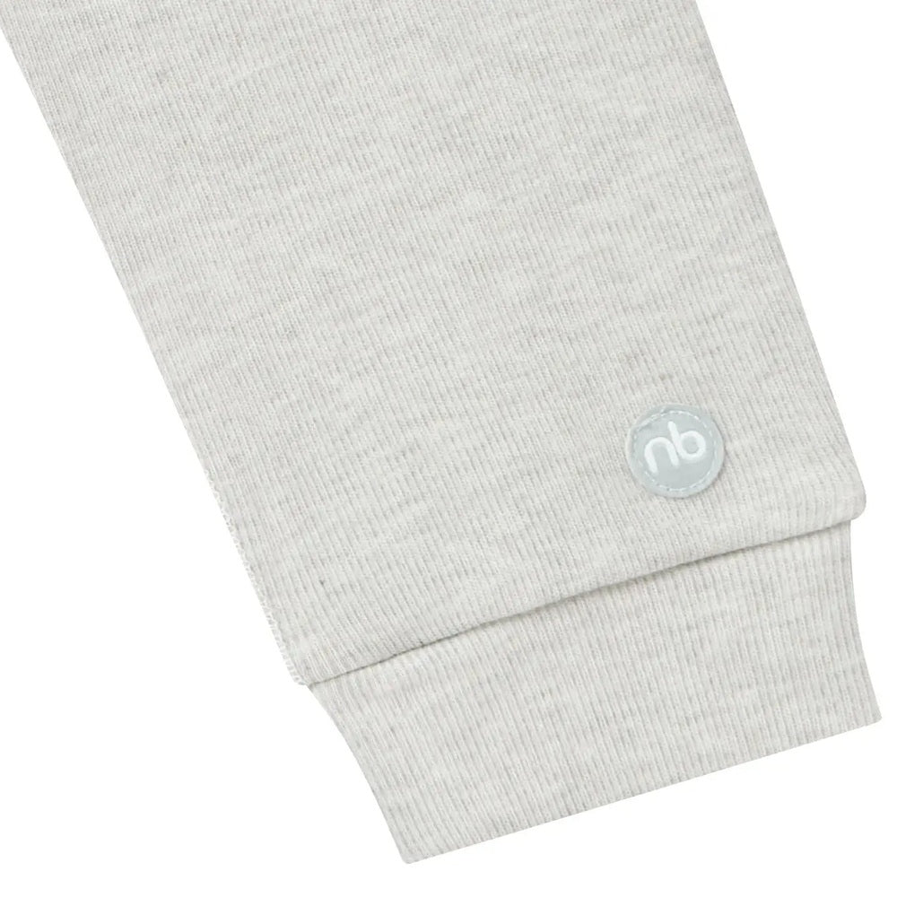 Nest Designs Basics Organic Cotton 3 Piece Baby Gift Set Light Grey