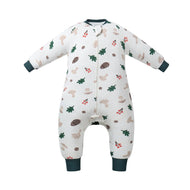 Nest Designs Cotton Long Sleeve Footed Sleep Bag 1.0 Tog Forest Forage