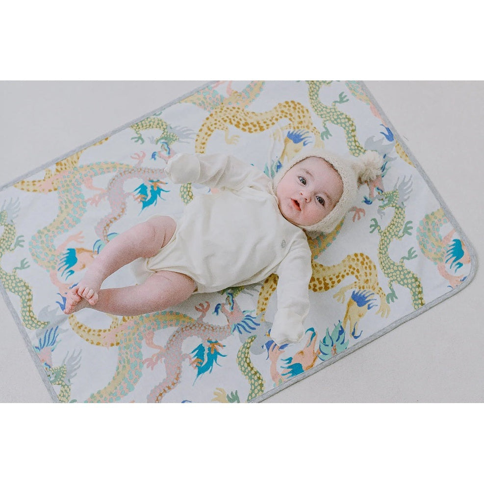 Nest Designs Cotton Waterproof Change Pad Dragon Dance