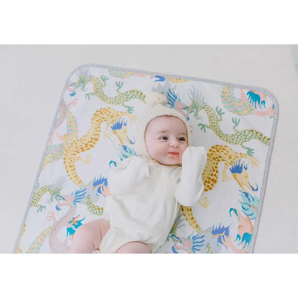 Nest Designs Cotton Waterproof Change Pad Dragon Dance