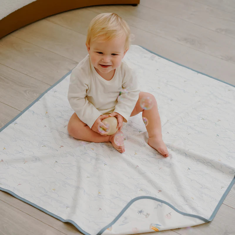 Nest Designs Cotton Waterproof Change Pad Surf Camp