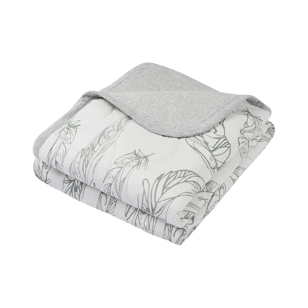 Nest Designs Cozy Blanket Small Feather Grey