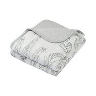 Nest Designs Cozy Blanket Small Feather Grey