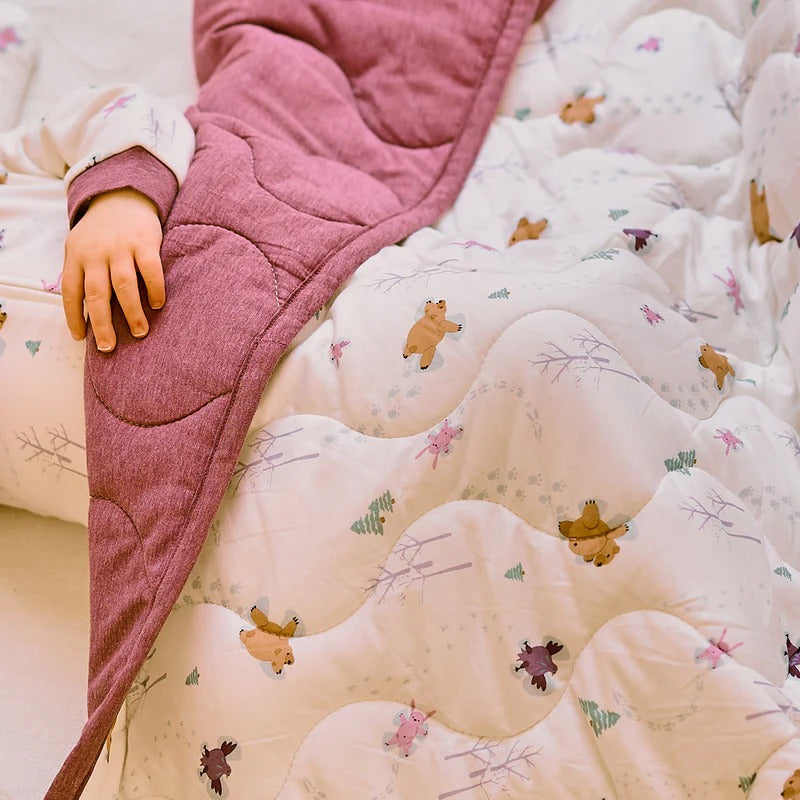 Nest Designs Cozy Blanket Small Snow Angels