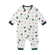 Nest Designs Long Sleeve Romper Forest Forage