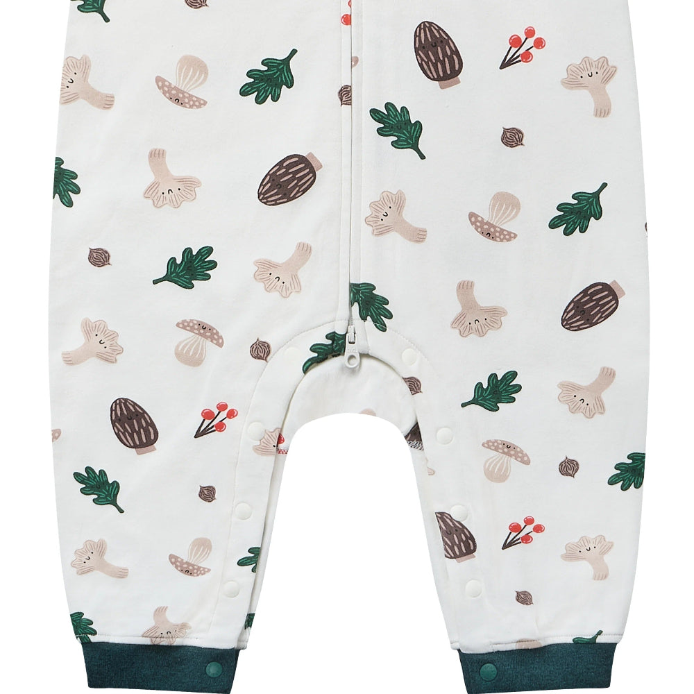 Nest Designs Long Sleeve Romper Forest Forage