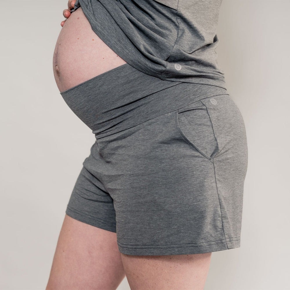 Nest Designs Maternity Shorts Charcoal