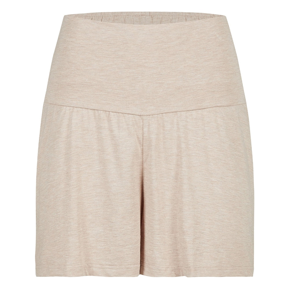 Nest Designs Maternity Shorts Warm Taupe front view