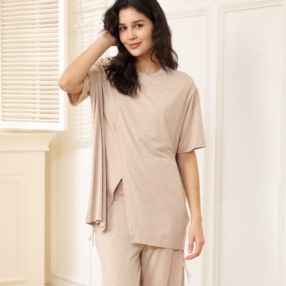 Nest Designs Nursing Tee Fog Grey