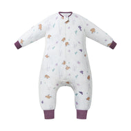 Nest Designs Organic Cotton Long Sleeve Footed Sleep Bag 1.0 Tog Snow Angels