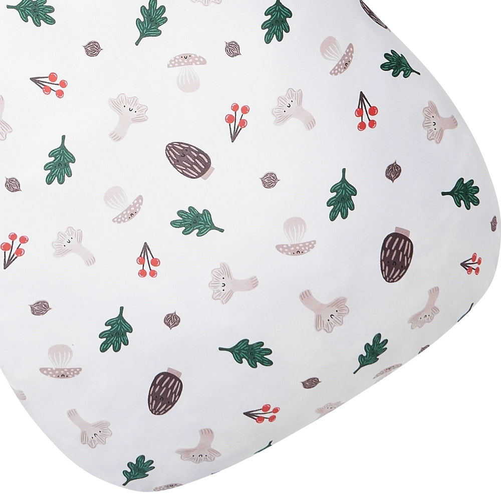 Nest Designs Organic Cotton Removable Sleeve Sleep Bag 1.0 Tog Forest Forage