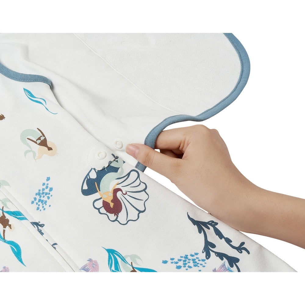 Nest Designs Organic Cotton Startle Stop Sleep Bag 0.5 Tog Splish Splash (0-3M)