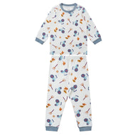 Nest Designs Organic Cotton Two-Piece Long Sleeve Pj Set On The Farm