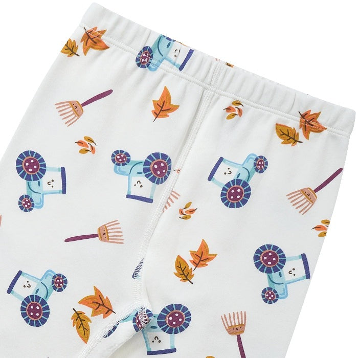 Nest Designs Organic Cotton Two-Piece Long Sleeve Pj Set On The Farm