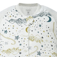 Nest Designs Raglan Bamboo Long Sleeve Footed Sleep Bag 2.5 Tog Stars White