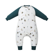 Nest Designs Raglan Bamboo Long Sleeve Footed Sleep Bag 2.5 Tog Chills N' Thrills