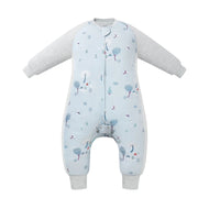 Nest Designs Raglan Bamboo Long Sleeve Footed Sleep Bag 2.5 Tog Snowy Snuggles