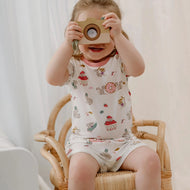 Nest Designs Short Sleeve PJ Set Very Squirrelly
