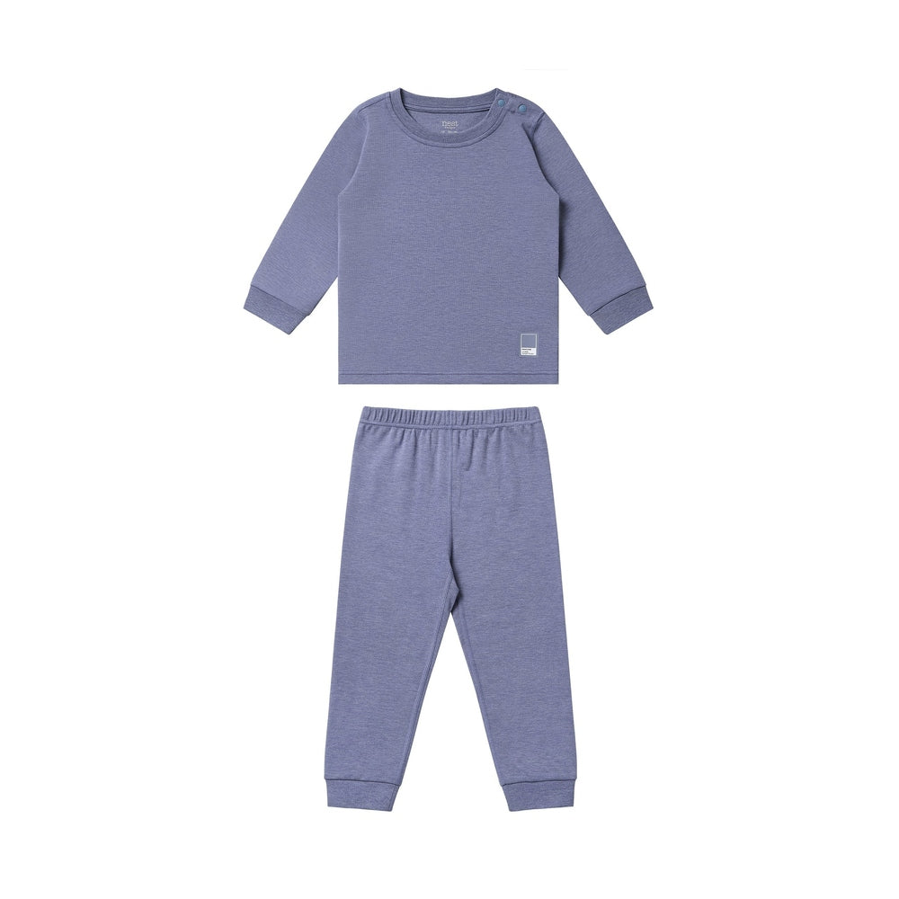 Nest Designs Tanboocel twilight purple two-piece long-sleeve toddler pajama set (top + pants)