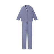 Nest Designs Tanboocel Women's Long Sleeve Button-Up Pj Set Twilight Purple
