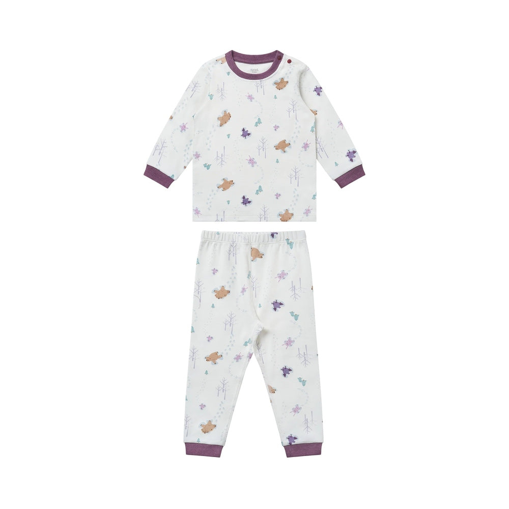 Nest Designs Two-Piece Long Sleeve Pj Set Snow Angels