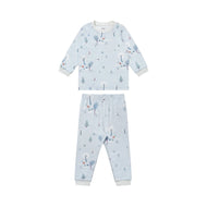 Nest Designs Two-Piece Long Sleeve Pj Set Snowy Snuggles