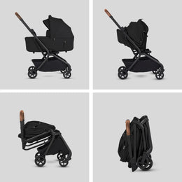 Silver Cross Nia Compact Travel Stroller + Pod Travel System Bundle (5 Piece)