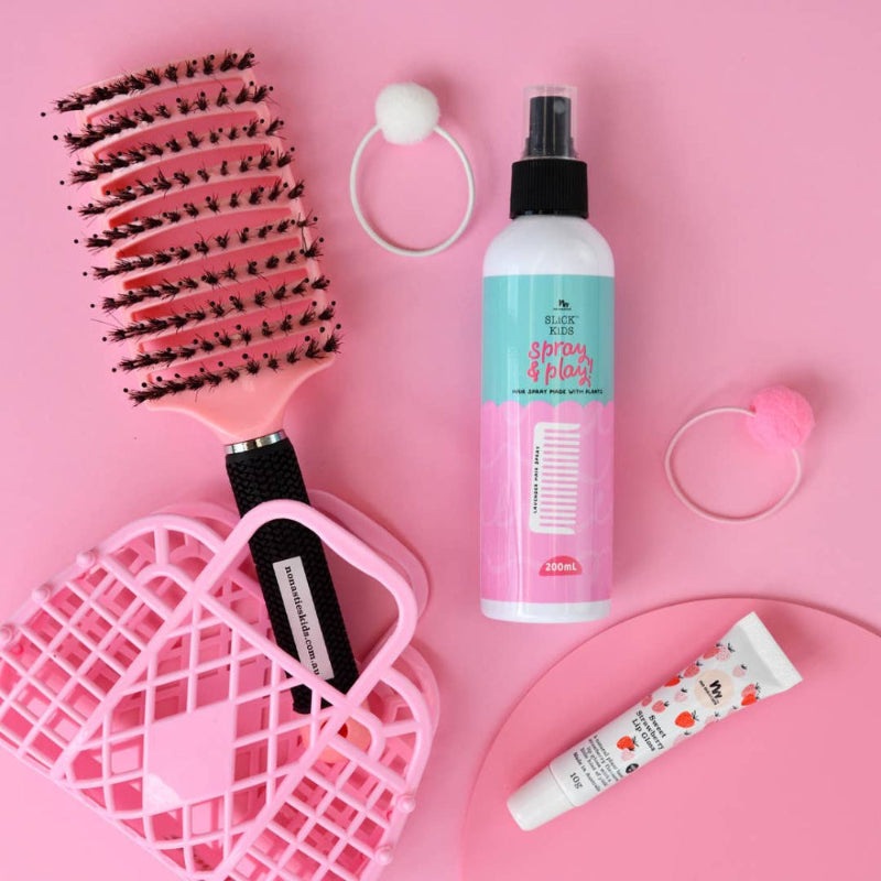 No Nasties Kids hair spray 200 ml, lavender and fresh lime scent, alcohol-free