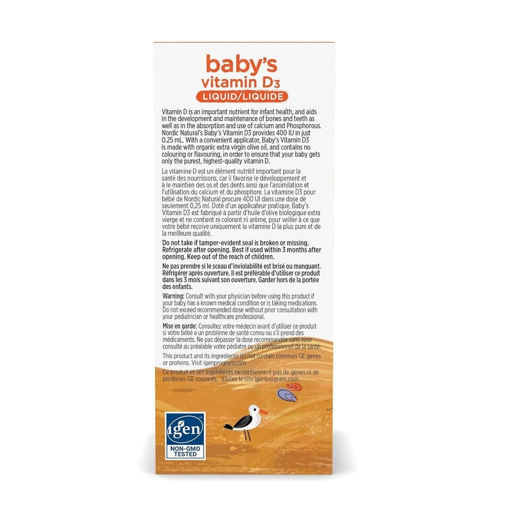 Nordic Naturals Baby's Vitamin D3 22.5ml
